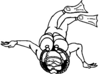 Sticker Custom Preview Image #097252 Outdoor Recreation Scuba Scuba Diver30