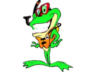 Sticker Custom Preview Image #097291 Outdoor Recreation Scuba Scuba Frog