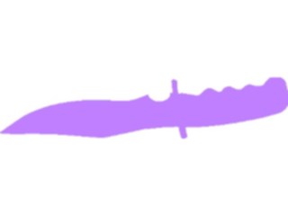 Sticker Custom Preview Image #097350 Outdoor Recreation Silhouettes Knife2