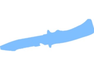 Sticker Custom Preview Image #097351 Outdoor Recreation Silhouettes Knife3