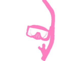 Sticker Custom Preview Image #097382 Outdoor Recreation Silhouettes Snorkel Mask