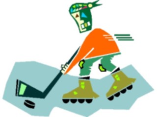 Sticker Custom Preview Image #097507 Outdoor Recreation Skating Roller Hockey Offbeat