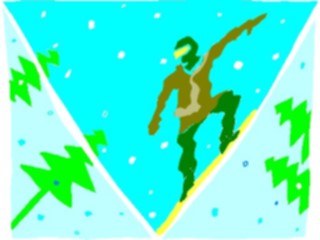 Sticker Custom Preview Image #097656 Outdoor Recreation Winter Activities Snowboarder42