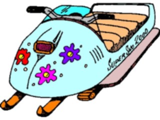 Sticker Custom Preview Image #097684 Outdoor Recreation Winter Activities Snowmobile15