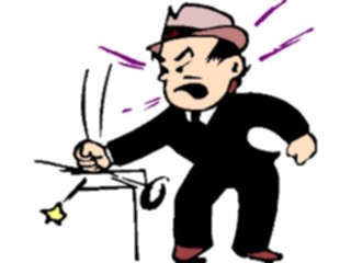 Sticker Custom Preview Image #098075 People Cartoons Angry Man05