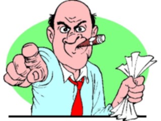 Sticker Custom Preview Image #098084 People Cartoons Angry Man Pointing