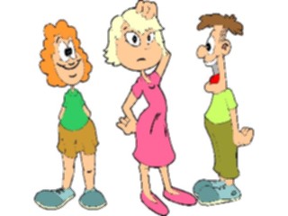 Sticker Custom Preview Image #098615 People Cartoons Friends Talking1