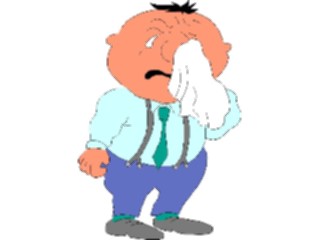 Sticker Custom Preview Image #098924 People Cartoons Man Crying1