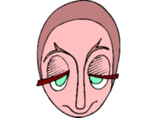 Sticker Custom Preview Image #098935 People Cartoons Man Drowsy