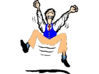 Sticker Custom Preview Image #099005 People Cartoons Man Jumping1