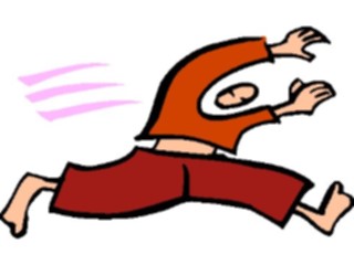Sticker Custom Preview Image #099099 People Cartoons Man Running04