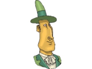 Sticker Custom Preview Image #099291 People Cartoons Manwith Tall Head