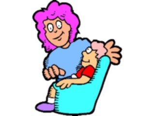 Sticker Custom Preview Image #099353 People Cartoons Mother Child4