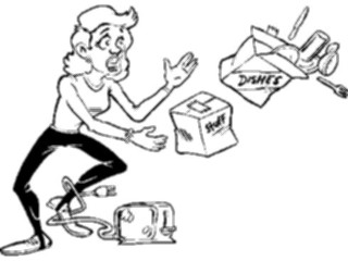 Sticker Custom Preview Image #099393 People Cartoons Moving Disaster