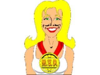 Sticker Custom Preview Image #099401 People Cartoons M V P Woman
