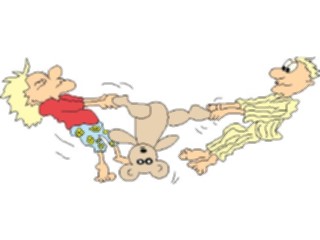 Sticker Custom Preview Image #099659 People Cartoons Sibling Rivalry