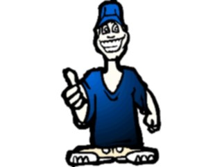 Sticker Custom Preview Image #099774 People Cartoons Thumbs Up1
