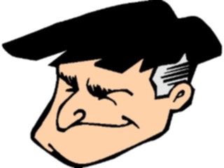 Sticker Custom Preview Image #100319 People Faces Cartoons Man Squinting