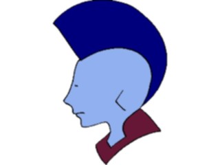 Sticker Custom Preview Image #100327 People Faces Cartoons Mohawk Kid
