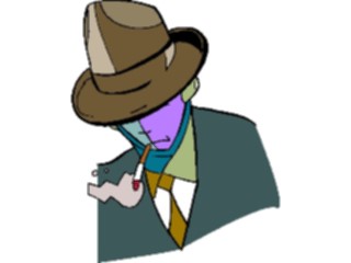 Sticker Custom Preview Image #100337 People Faces Cartoons Mysterious Man