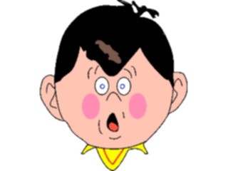 Sticker Custom Preview Image #100368 People Faces Cartoons Pink Cheeks Surprised