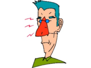 Sticker Custom Preview Image #100417 People Faces Cartoons Red Nose