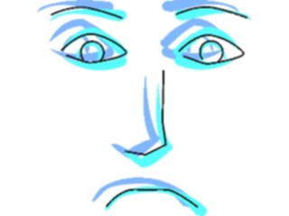 Sticker Custom Preview Image #100422 People Faces Cartoons Sad2