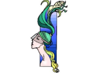 Sticker Custom Preview Image #100807 People Faces Images Female Abstract2
