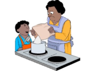 Sticker Custom Preview Image #101081 People General Child Cookingwith Mom3