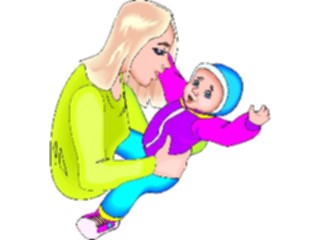 Sticker Custom Preview Image #101091 People General Childwith Mother1