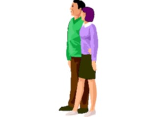 Sticker Custom Preview Image #101132 People General Couple Standing1
