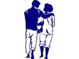 Sticker Custom Preview Image #101140 People General Couple Walking02