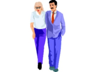 Sticker Custom Preview Image #101143 People General Couple Walking05