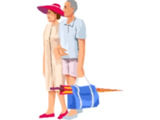 Sticker Custom Preview Image #101144 People General Couple Walking06