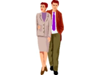 Sticker Custom Preview Image #101147 People General Couple Walking09
