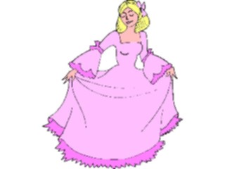 Sticker Custom Preview Image #101149 People General Curtsy