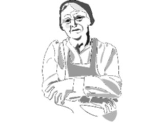 Sticker Custom Preview Image #101156 People General Elderly Woman