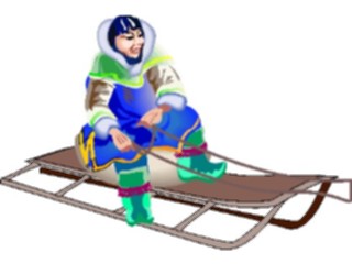 Sticker Custom Preview Image #101165 People General Eskimoon Sled1
