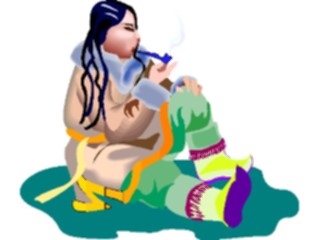 Sticker Custom Preview Image #101167 People General Eskimo Smoking