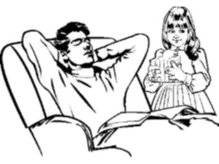 Sticker Custom Preview Image #101199 People General Father Daughter1