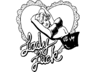 Sticker Custom Preview Image #101221 People General Lady Luck