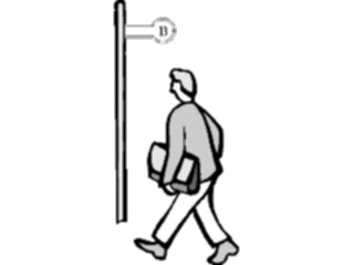 Sticker Custom Preview Image #101260 People General Manat Bus Stop
