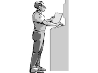 Sticker Custom Preview Image #101268 People General Man Entering Data