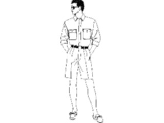 Sticker Custom Preview Image #101282 People General Manin Bermuda Shorts