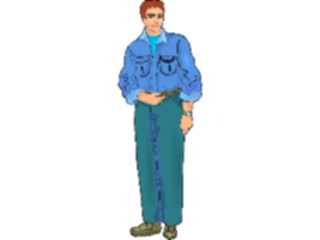 Sticker Custom Preview Image #101292 People General Manin Denim1
