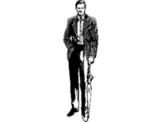 Sticker Custom Preview Image #101306 People General Manin Pin Striped Suit