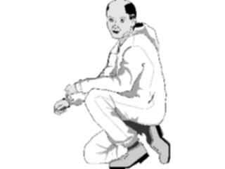 Sticker Custom Preview Image #101329 People General Man Kneeling