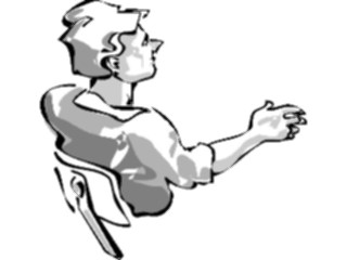 Sticker Custom Preview Image #101360 People General Man Sitting2