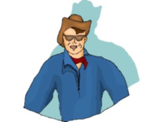 Sticker Custom Preview Image #101394 People General Man Wearing Hat3