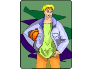 Sticker Custom Preview Image #101406 People General Manwith Basketball